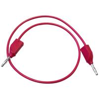 Mueller Electric BU-2929-M-10-2 Meetsnoer Bananenstekker 4 mm Bananenstekker 4 mm 0.25 m Rood 1 stuk(s)