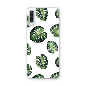 Tropische bladeren: Samsung Galaxy A70 Transparant Hoesje