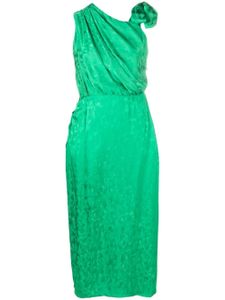 MSGM robe en jacquard à design sans manches - Vert