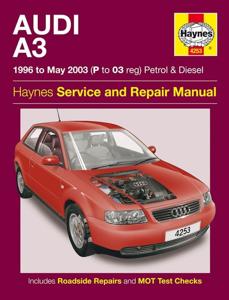 Haynes Werkplaatshandboek Audi A3 benzine & Diesel (1996-2003) 4253