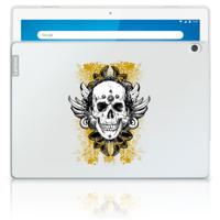 Tablet BackCover Lenovo Tab M10 Skull Goud