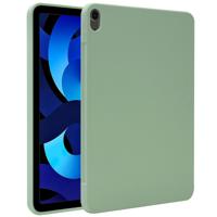 Accezz Liquid Silicone Backcover met penhouder iPad Air 5 (2022) / Air 4 (2020) Tablethoesje Groen - thumbnail