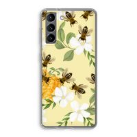 No flowers without bees: Samsung Galaxy S21 Transparant Hoesje