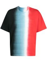 sacai t-shirt en coton à imprimé tie-dye - Multicolore