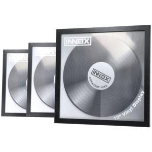 Innox VFK12-BK vinyl display voor 12 inch LP-hoes (set van 3 lijsten)