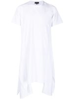 Comme des Garçons Homme Plus t-shirt long à design drapé - Blanc - thumbnail