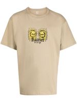 RASSVET t-shirt en coton à imprimé graphique - Marron