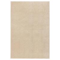 VidaXL Vloerkleed kortpolig 160x230 cm beige