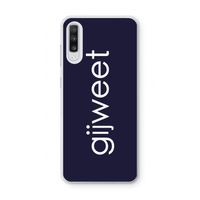 Gijweet: Samsung Galaxy A70 Transparant Hoesje