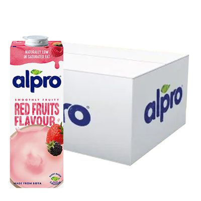 Alpro - Soja Drink Rode Vruchten - 4x 1ltr