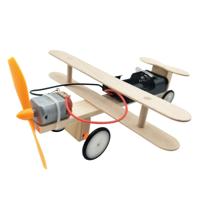 Kinderen technologie kleine productie DIY elektrische taxi vliegtuigen model handgemaakte materialen onderwijs speelgoed