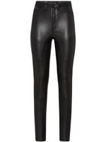 Philipp Plein pantalon matelassé à coupe skinny - Noir