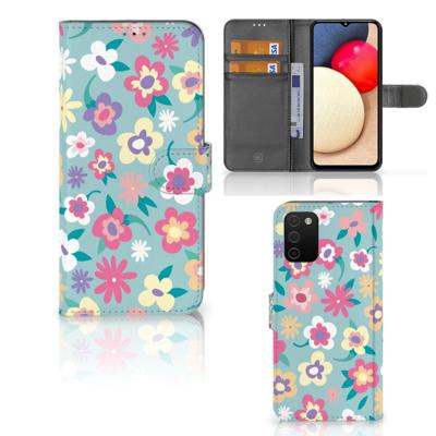 Samsung Galaxy A03s Hoesje Flower Power Samsung Galaxy A03s Hoesje Flower Power