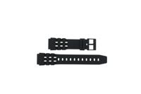 Horlogeband Casio W-87H-1V / 71602163 Kunststof/Plastic Zwart 19mm