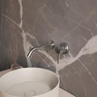 Wastafelmengkraan Inbouw Aquasplash Ridged Chroom Aquasplash