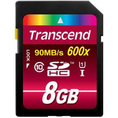 Transcend SDHC 8GB Class10 UHS-I 600x Ultimate