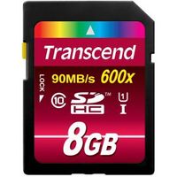 Transcend TS8GSDHC10U1 flashgeheugen 8 GB SDHC MLC Klasse 10 - thumbnail