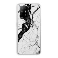 Witte marmer 2: Oppo A94 5G Transparant Hoesje