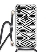 Magic pattern: iPhone XS Transparant Hoesje met koord