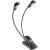 Konig & Meyer 12246 FlexLight lessenaarlamp met dubbele LED arm (2 x 1700 lux)
