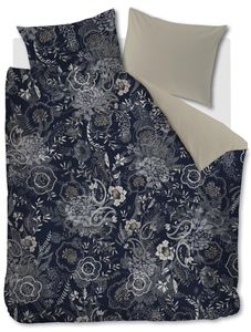 Rivièra Maison Floral Paisley Dekbedovertrek, 2 kussenslopen Donker Blauw 200 x 200/220 cm + 2x 60 x 70 cm