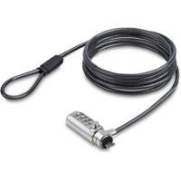 StarTech.com Dun K-Slot Compatibel Laptop Kabelslot, 1,5m Laptop Beveiligingskabel, Anti-Diefstal Sl