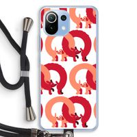 Dogs: Xiaomi Mi 11 Lite Transparant Hoesje met koord