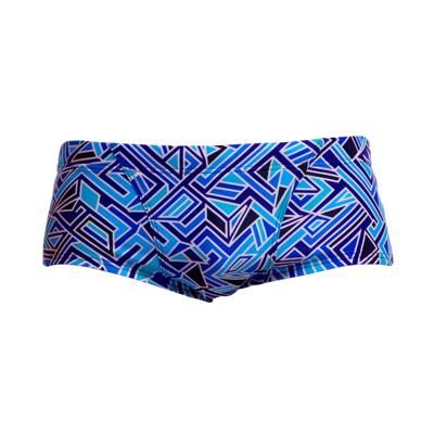 Funky Trunks Blue Bits Classic Trunk zwembroek heren M Funky Trunks Blue Bits Classic Trunk zwembroek heren M