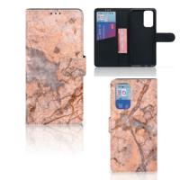 OnePlus 9 Pro | Bookcase | Marmer Oranje