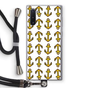 Musketon Anchor: Samsung Galaxy Note 10 Transparant Hoesje met koord