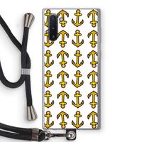 Musketon Anchor: Samsung Galaxy Note 10 Transparant Hoesje met koord