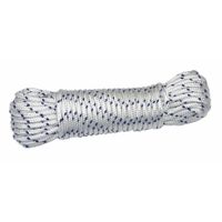 AMIG paracord touw - 10 meter - D6mm - 400kg - nylon/polyester - wit/blauw