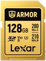 Lexar Pro Gold Armor 128GB SDXC UHS-II V60 - R280/W210 MB/s - IP68