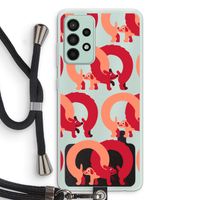 Dogs: Samsung Galaxy A52s 5G Transparant Hoesje met koord