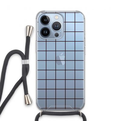 Rooster: iPhone 13 Pro Transparant Hoesje met koord