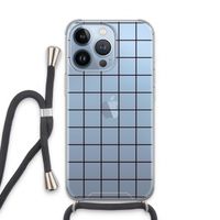 Rooster: iPhone 13 Pro Transparant Hoesje met koord