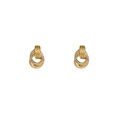 Day&Eve Oorbellen Knots Double | Goud