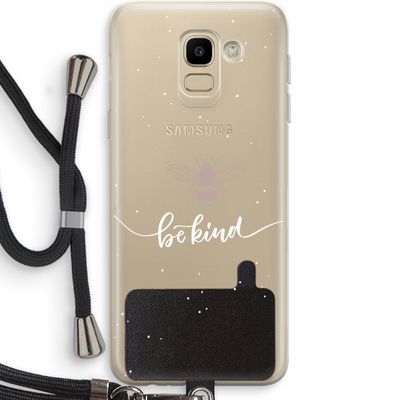 Be(e) kind: Samsung Galaxy J6 (2018) Transparant Hoesje met koord