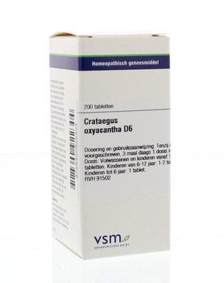 VSM Crataegus oxyacantha D6 (200 tab)