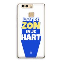 Laat de zon in je hart: Huawei P9 Transparant Hoesje Laat de zon in je hart: Huawei P9 Transparant Hoesje
