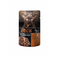 Leonardo - Duck + extra pulled beef - Pouch - 16 x 70 g - thumbnail