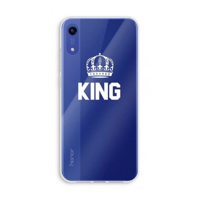 King zwart: Honor Play 8A Transparant Hoesje