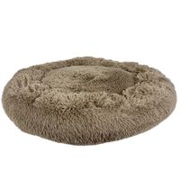 Foeiii hondenmand zenji relax donut lichtbruin 90x90x18 cm