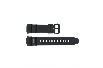 Horlogeband Casio WV-200E-1AV EF / WV-200A-1AV / WV-200U-1AV Rubber Zwart 16mm