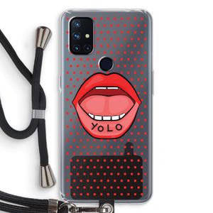 Yolo Denise: OnePlus Nord N10 5G Transparant Hoesje met koord