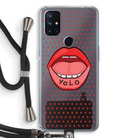 Yolo Denise: OnePlus Nord N10 5G Transparant Hoesje met koord