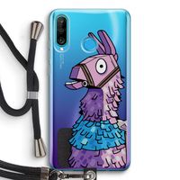 Lama: Huawei P30 Lite Transparant Hoesje met koord