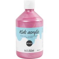 A-color Acrylverf metallic, metallic, lichtrood, 500 ml/ 1 fles