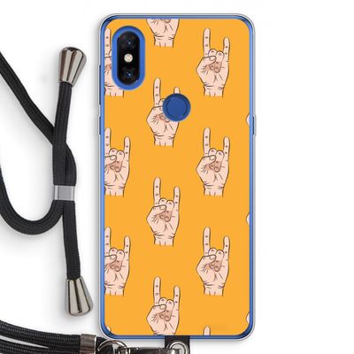 Rock: Xiaomi Mi Mix 3 Transparant Hoesje met koord