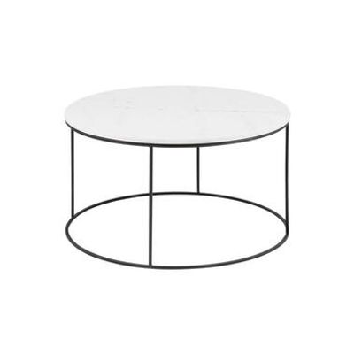 Salontafel Olea marmer guangxi - wit - 45x80x80 cm